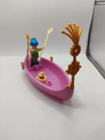 Fée en barque playmobil
