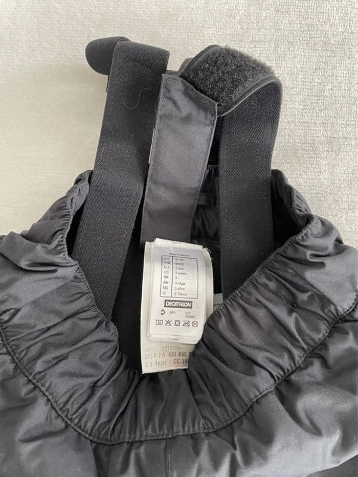 Pantalon de ski noir garçon Décathlon 3 ans - photo numéro 2