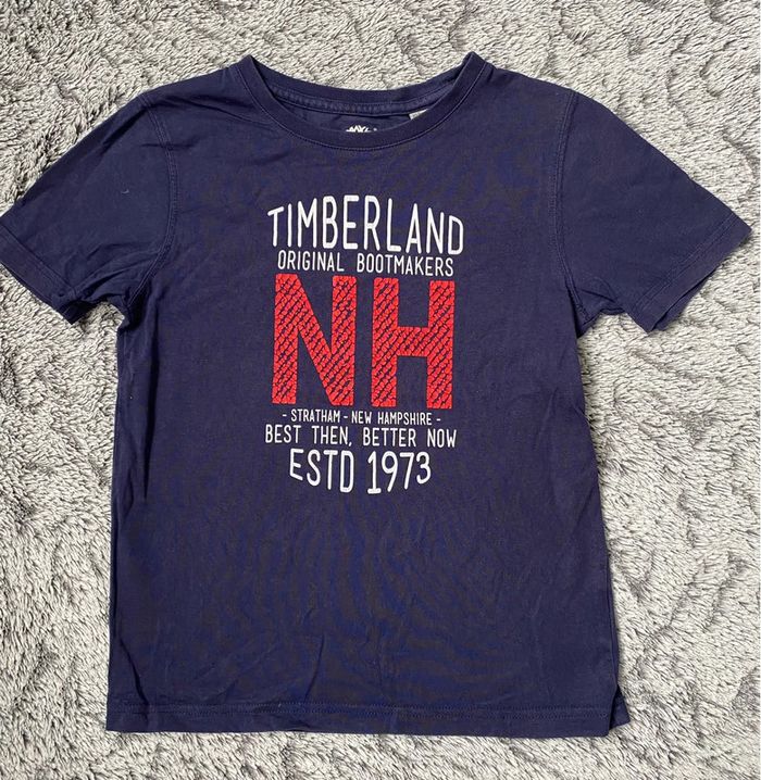 Teeshirt bleu Timberland - 10 ans