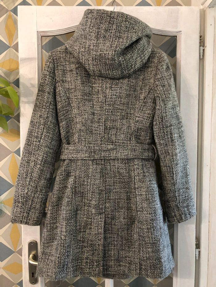 Manteau en laine camaïeu t. 38 - photo numéro 4