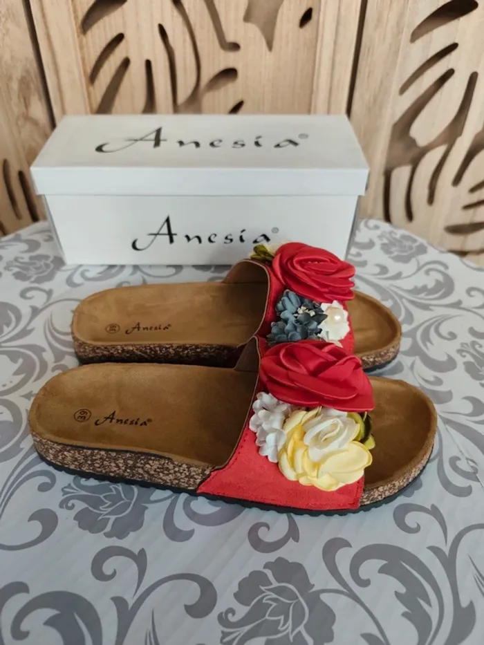 Mules fleurs P 39 Anesia - photo numéro 5