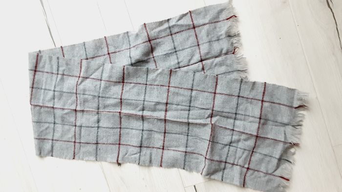 Écharpe homme grise à carreaux 125 x 28 cm - photo numéro 3