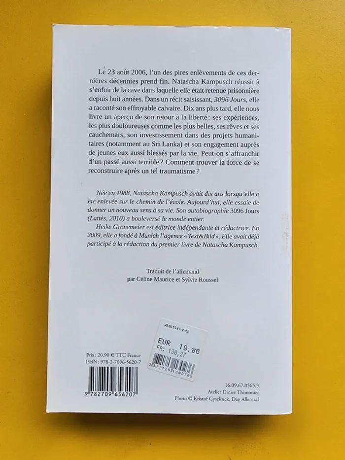 Livre broché "10 ans de liberté" de Natascha Kampusch - photo numéro 2