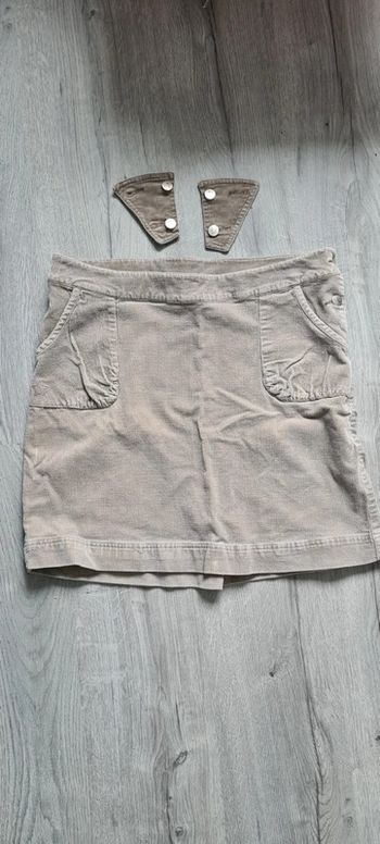 Jupe de grossesse 1 et 1 font 3 taille 3