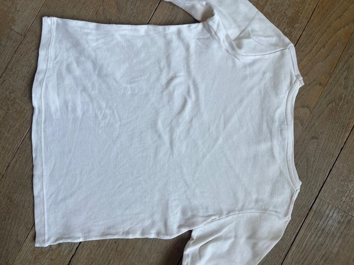 Tee-shirt crème Petit Bateau 8 ans - photo numéro 4