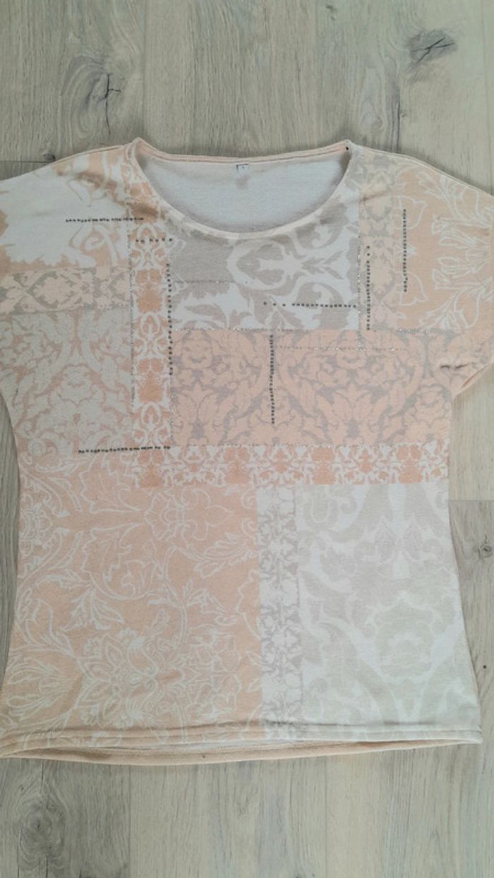 Blouse molletonné manches 3/4 - photo numéro 2