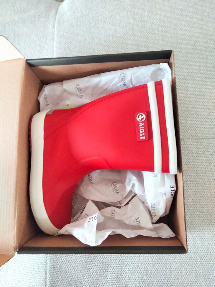 Bottes de pluie Aigle taille 27 - photo numéro 3