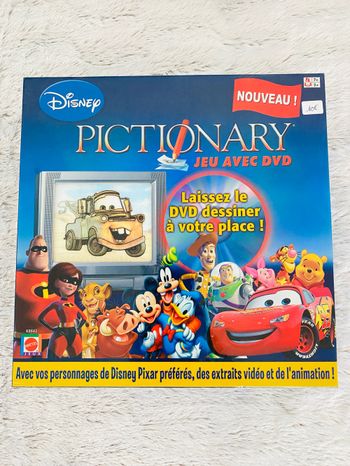 Jeu de société Pictionnary Disney DVD