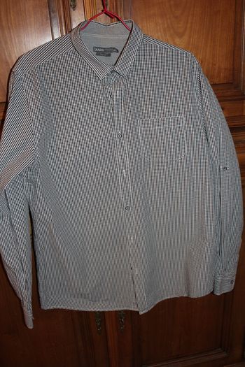 chemise carreau T4 noir blanc Jules