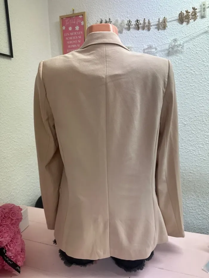 Blazer beige promod taille L - photo numéro 3