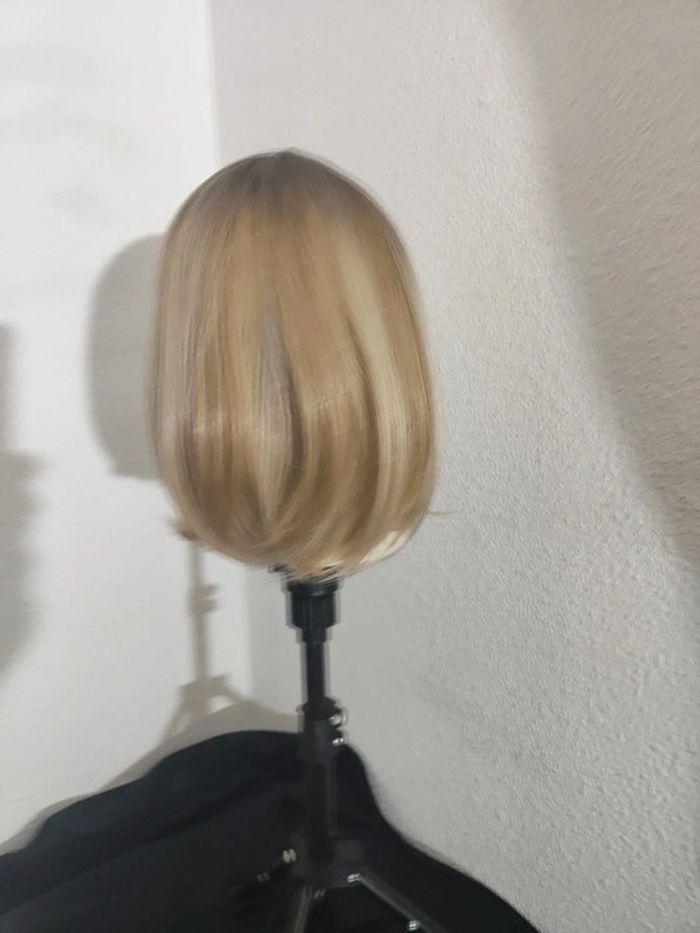 🎀 Promo 🎀 Perruque Naturelle Blond Ombré Glamour - photo numéro 14
