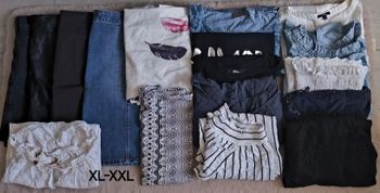 Lot vêtements femme – Taille XL / XXL – Mi-saison