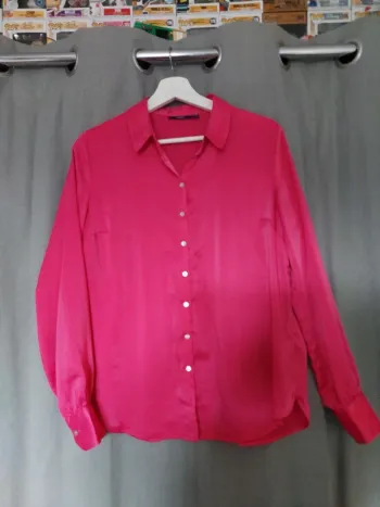 Chemise fuchsia Kiabi – Taille M – Très bon état