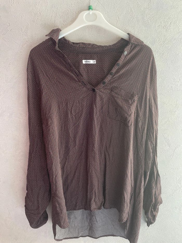 Haut fluide à motif