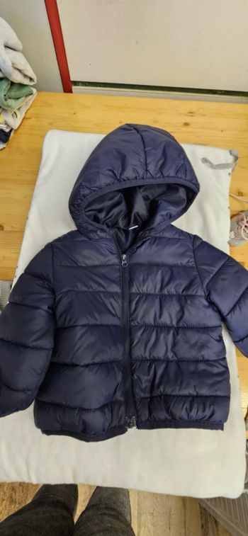 Doudoune bleu marine