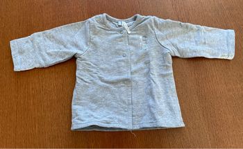 Taille 3 mois gilet fille gris orchestra