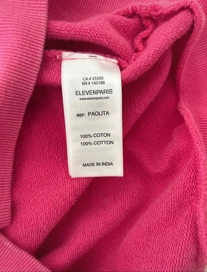 Sweat unisexe eleven Paris taille xs - photo numéro 4