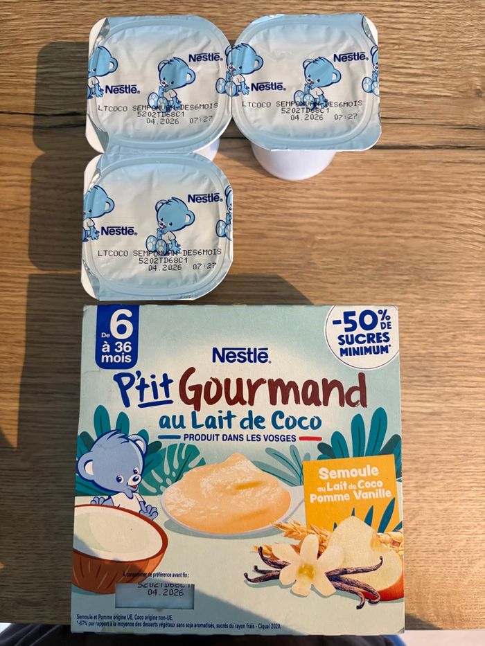 Yaourt lait de coco bébé - photo numéro 2