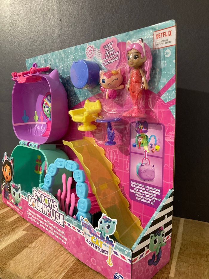Gabby’s Dollhouse coffret de voyage Paradis des sirènes avec accessoires et personnages neuf - photo numéro 8