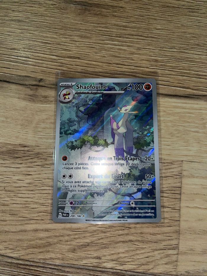 Carte Pokémon shaofouine PAR 200 - photo numéro 3