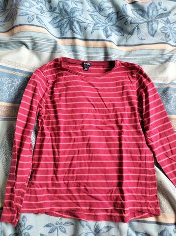 T-shirt manches longues à rayures