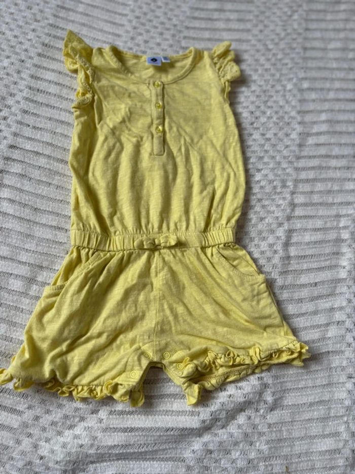 Combi short fille 18 mois