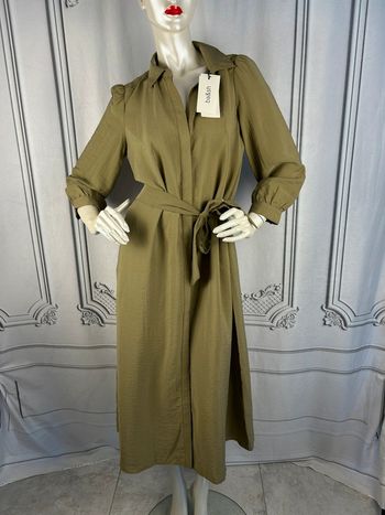 Robe longue Kaki Lara Ba&sh T1 / S neuve