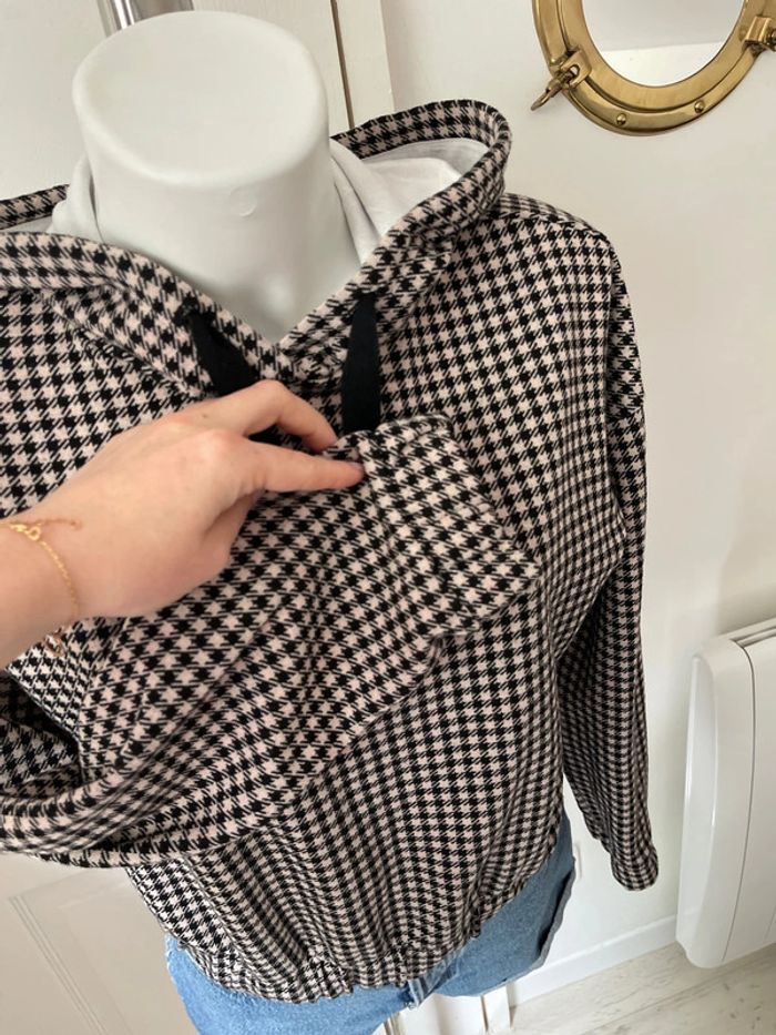 Pull motif pied de poule - photo numéro 5