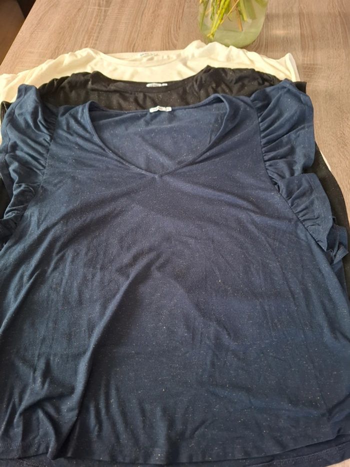 Lot de t-shirts femme taille XXL ou 46 - photo numéro 7