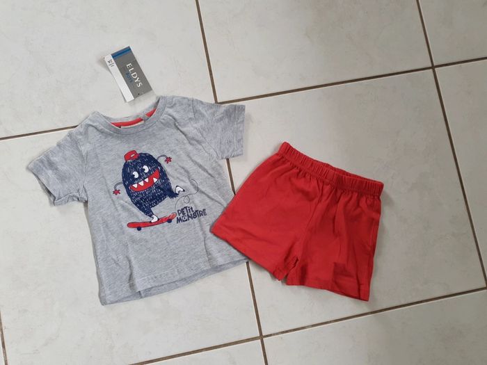 Pyjama 2 pièces été garçon 2 ans Neuf vet - photo numéro 3