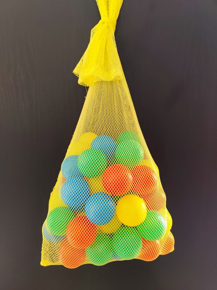 60 boules plastiques