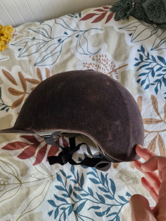 Bombe casque équitation enfant/adulte taille 56 cm M Décathlon - photo numéro 4