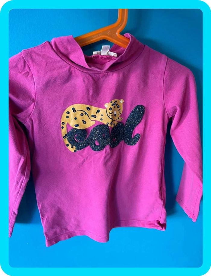 Joli t-shirt manches longues 5 ans DPAM