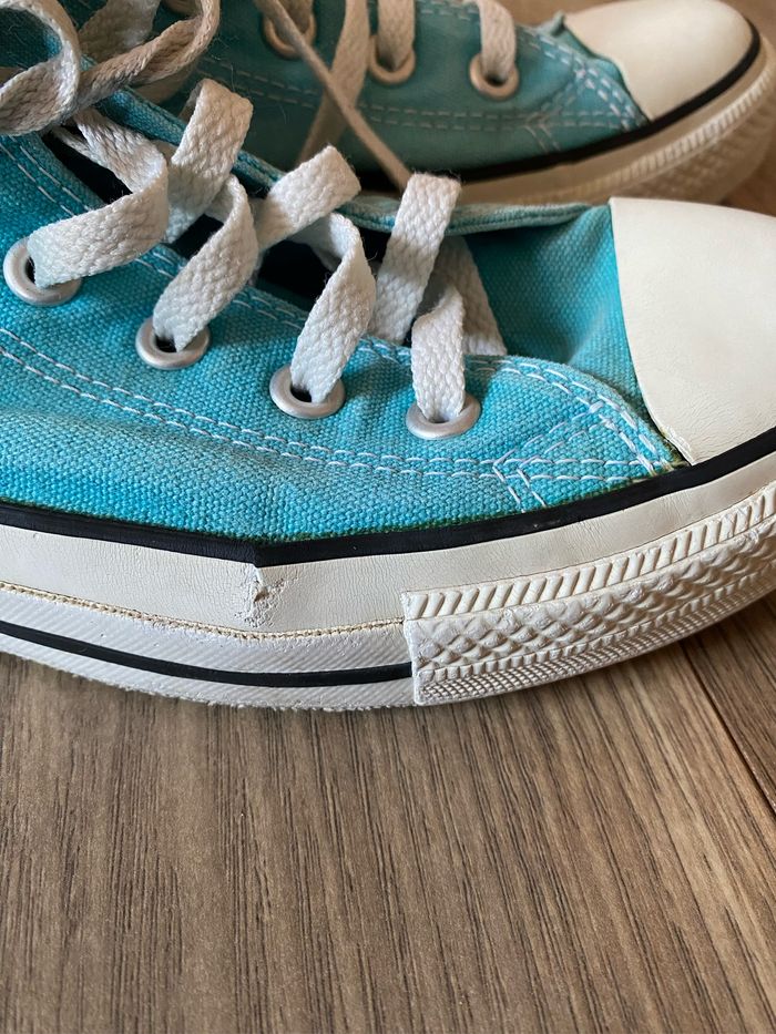 Basket converse bleu ciel t38 - photo numéro 6