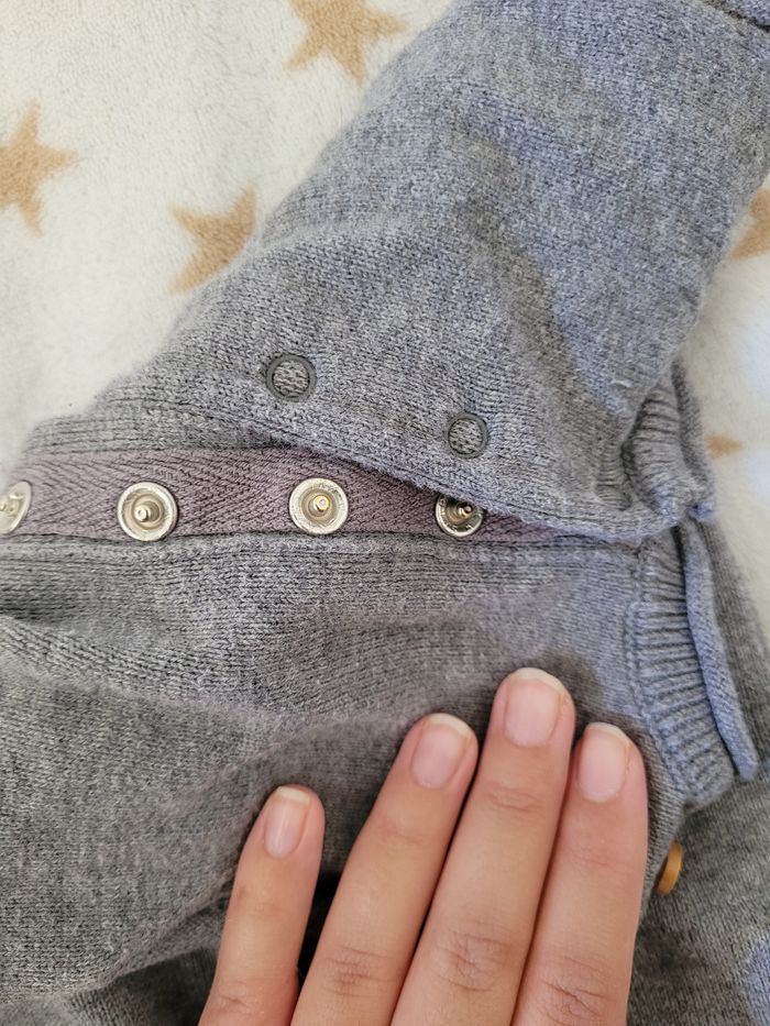 Salopette en maille 1 mois - photo numéro 3