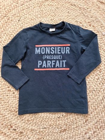 Tee-shirt manches longues tape à l'œil 6 ans