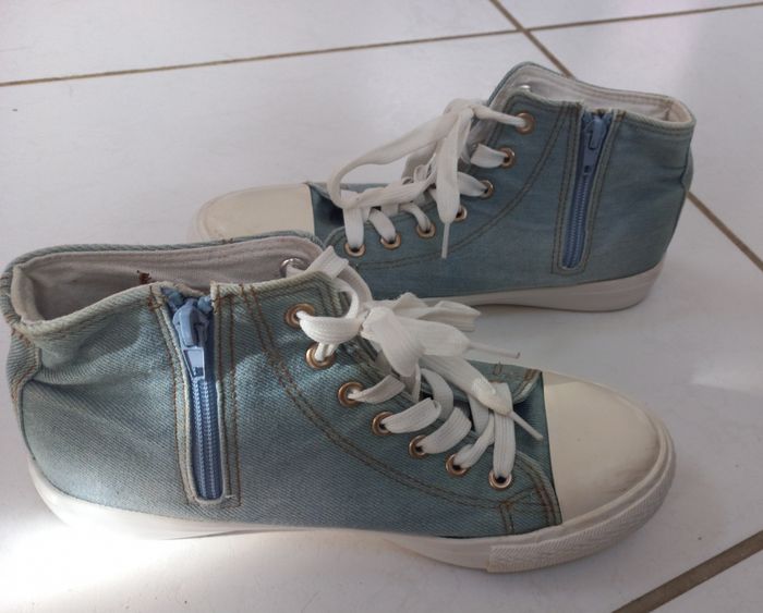 Baskets montantes toile 38/39 - photo numéro 3