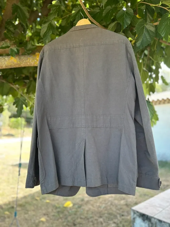 Veste en coton et lin taille L - photo numéro 5