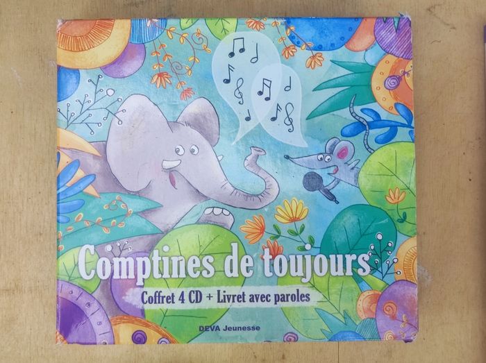 Lot compile 4 CD comptines
