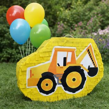 Pinata camion tracteur tractopelle anniversaire Garçon