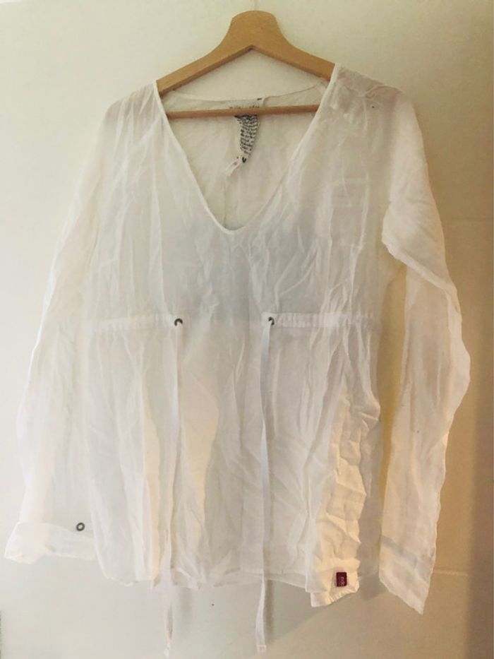 Blouse/chemise blanche EDC parfait état - photo numéro 2