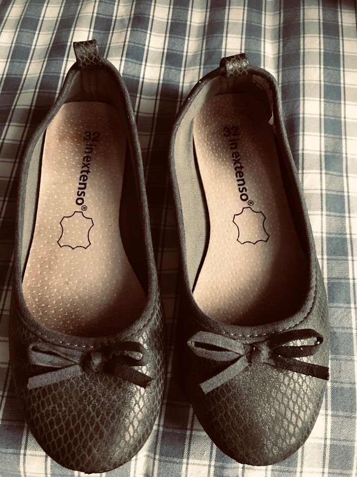 Ballerines grises fille - photo numéro 2