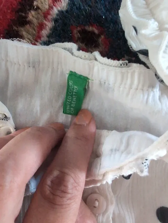 Robe à volant Benetton 2 ans - photo numéro 3