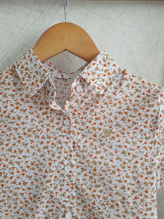 Chemise fleurie taille 6 ans - photo numéro 2