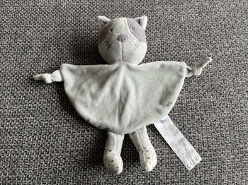 Doudou chat gris