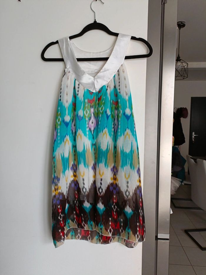 Tunic Apostrophe Taille 40 En Viscose - Occasion Très Bon État, Multicolore