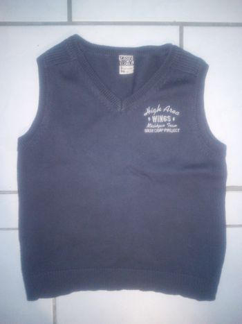 Pull sans manche garçon 3 ans