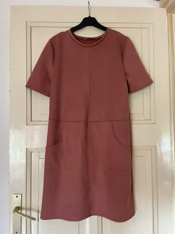 Robe casual vieux rose zara
