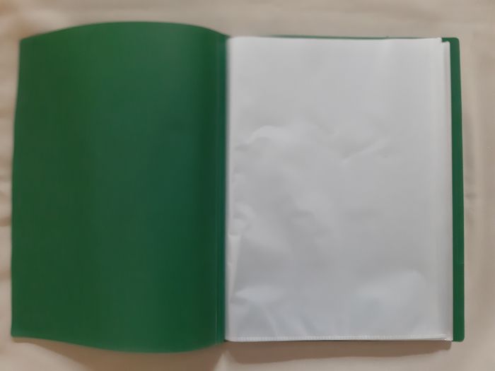 porte-vues / protège-documents - 60 vues - vert - photo numéro 3