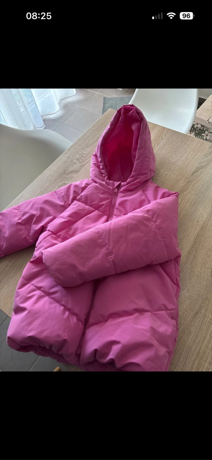 Doudoune fille rose 10 ans